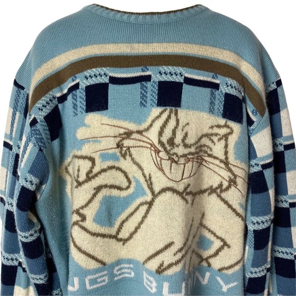 Southpole Other - Vintage 90s Bugs Bunny Sweater XL Studio by Southpole Blue Oversize Looney Tunes